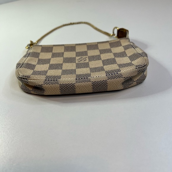COPY - Louis Vuitton Monogram Damier Azur Mini Pochette  - Authenticity Certifi… - Picture 3 of 12